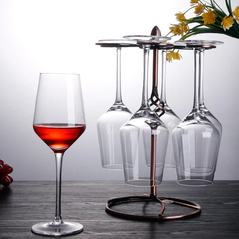 

Top Quality Wholesale Bulk Crystal Mouth Blown Fancy Red Wine Glass, Transparent