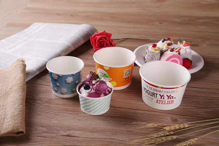 Custom Printed Paper Ice Cream Cups Buy Paper Ice Creamcup,Custom