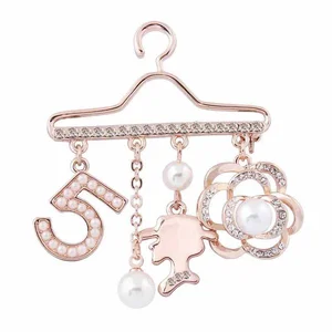 fashion women men cloth rhinestone brooch jewelry