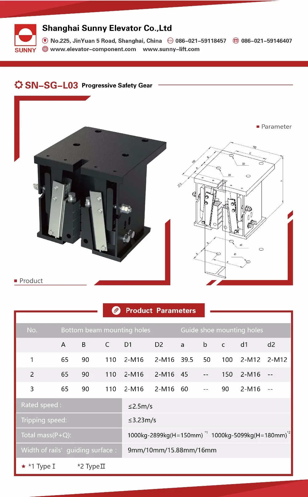 Elevator Progressive Safety Gear Snsglsg01 Buy Elevator Progressive