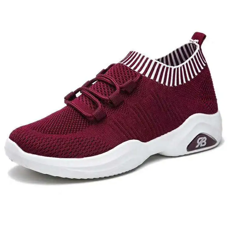 

Wholesale cheap comfortable footwear sneaker women casual shoes, Pink/red/black