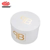 White Wholesale Custom Logo Luxury Premium Empty Rigid Cardboard Paper Packaging Gift Hat Flower Box Luxury Round