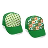 St Patricks Day Green Clover Trucker Hat For Party