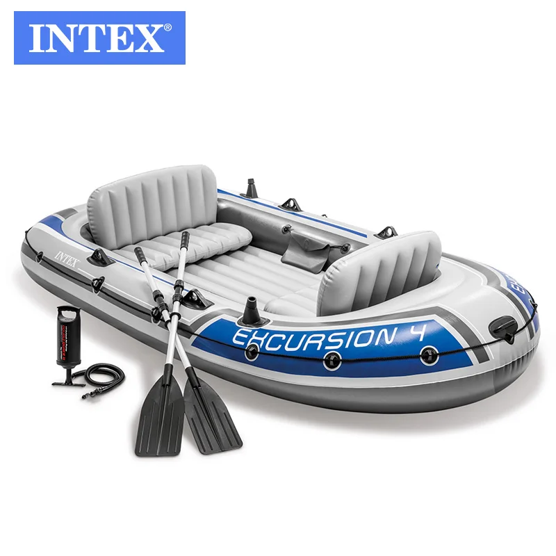 

INTEX 68324 EXCURSION 4 BOAT SET inflatable boat Air Boat