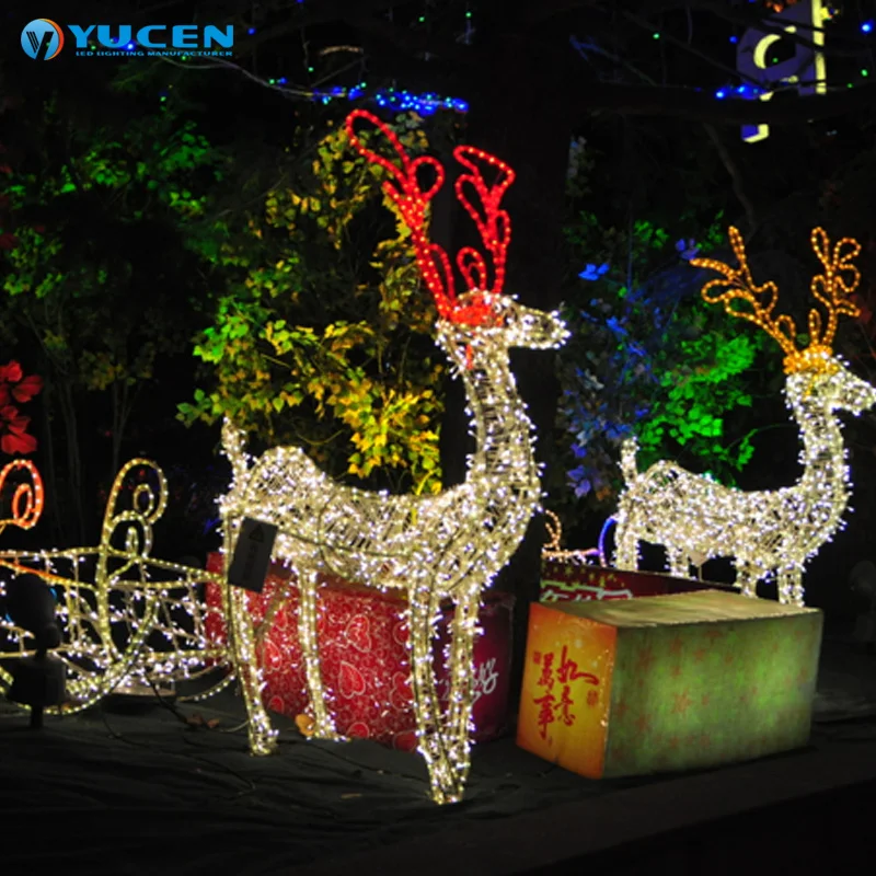 wholesale outdoor simulation 3D model led festival decoration lights