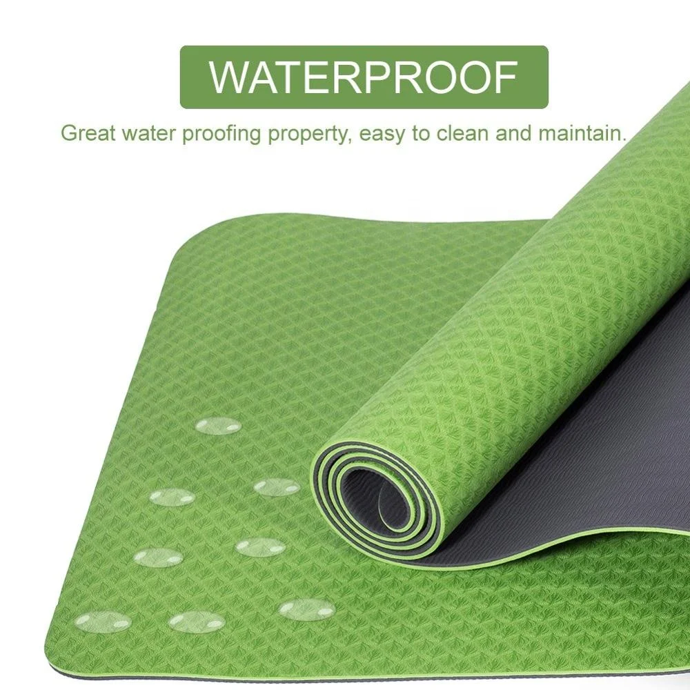 High Density Eco Friendly Anti-Slip Double-Sided  TPE Yoga Mat