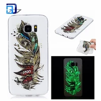 

Unique Design Printed Glowing in the Dark Soft Silicone TPU Back Cover Flexible Luminous Case for Samsung Galaxy S7 Edge