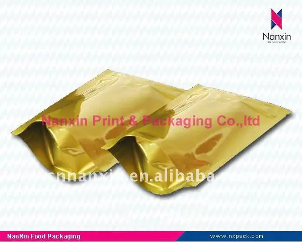 Aluminium flat bottom matt printing packaging
