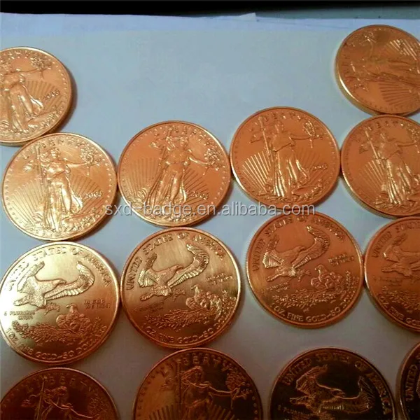 Gold Plated Tungsten Coins Buy Fake Gold Coins,Plain Gold Coins,Gold Replica Coins Product on