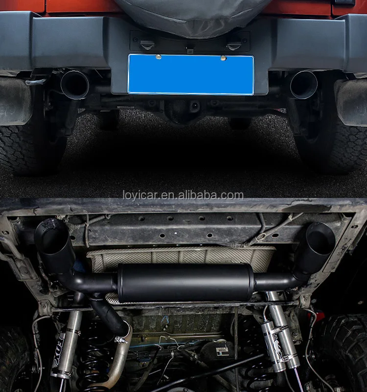 Stainless Steel Exhaust System For Jeep Wrangler Jk Jl - Buy Stainless  Steel Exhaust,Exhaust For Jk Jl,Exhaust System For Jeep Wrangler Product on  