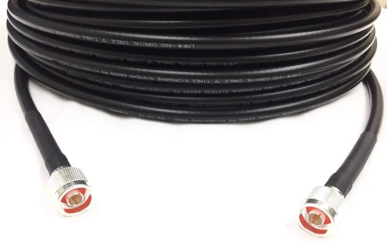 LMR400 WiFi Antenna Times Microwave Coaxial Cable 15 ft SMA Male SMA male 15ft