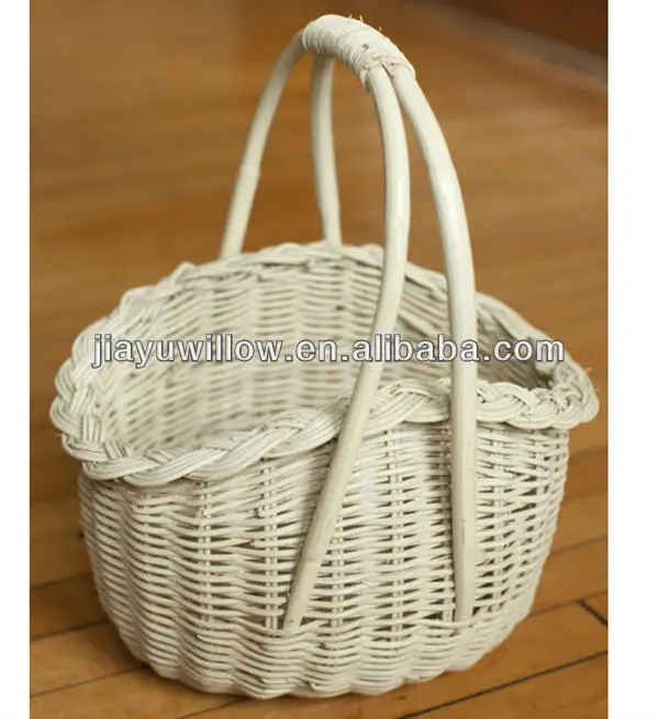 Small White Wicker Gift Baskets With Handle Buy Wicker Basket,Small