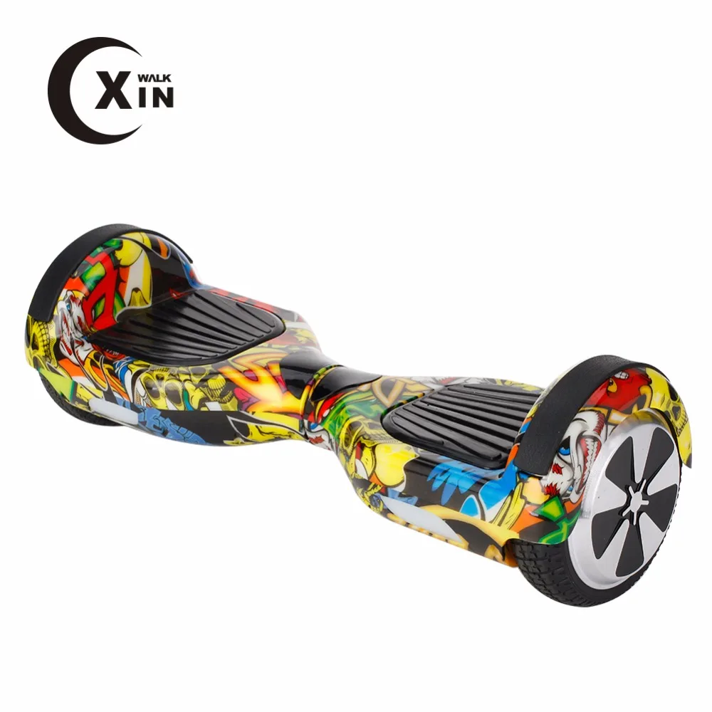 

Cool graffiti hoverboard 300 W*2 self balancing electronic scooter with lithium battery, Customized