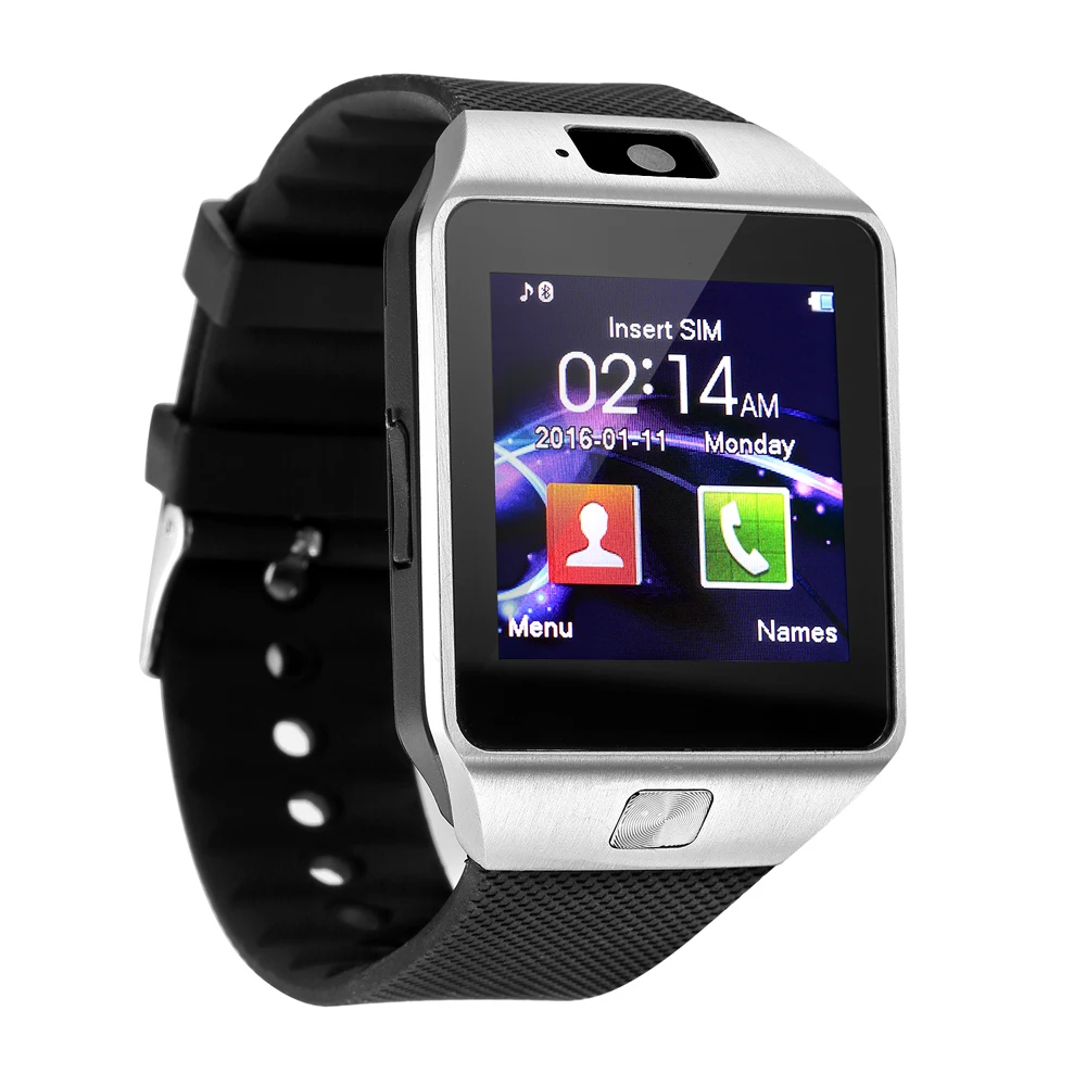 

DZ09 Smart Watch Step Count SIM Card Bluetooth Watch For Wearable Devices, Silver