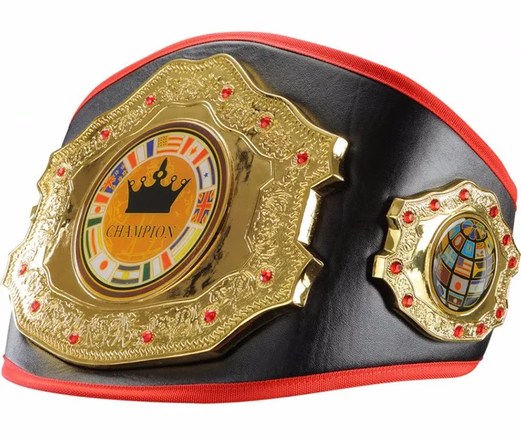 批发定制标志皮革拳击冠军腰带