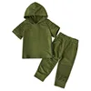 Hot Products Wholesale New Fashion Solid Kids Apparel Boy's Clothing Suits Children Clothes Sets