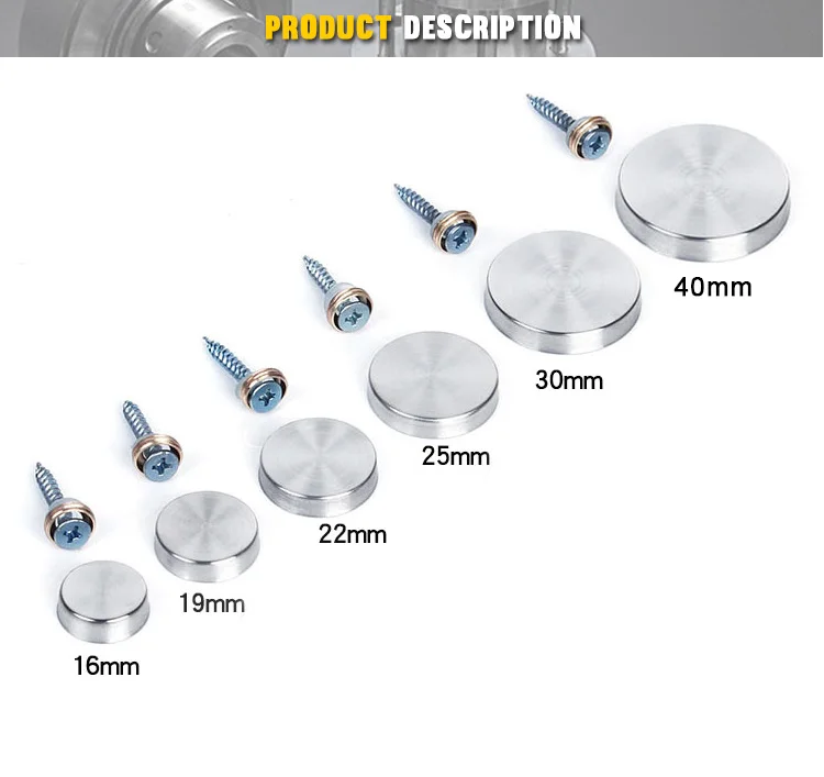 decorative wall mounting screw