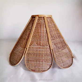 Flower Shape Rattan Lamp Shades For Ceiling In Hotel Or Flower Shape Rattan Lamp Shades For Ceiling In Hotel Or Restaurant
