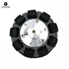 Lonten 1pcs 100mm Omni-directional Wheel 4 inch Omni wheel for Robot Competition Robocup/Robocon/DIY/Robot Study with Metal Hub