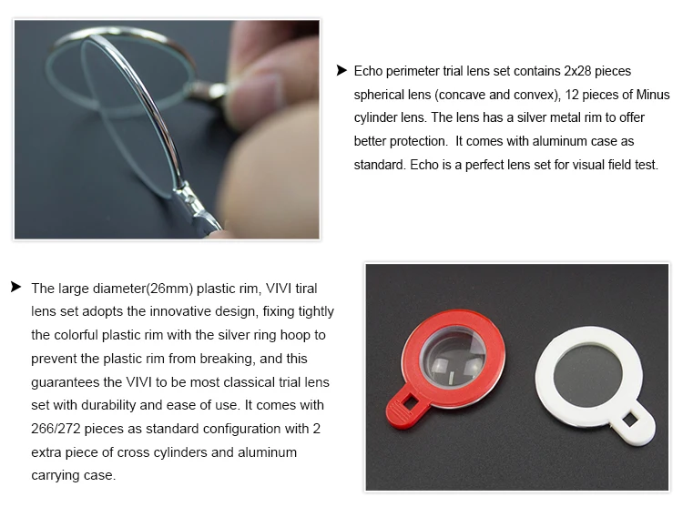 Trial Lens Set plus Trial Frame Optometrist use Ophthalmic Optometry Equipment