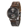 Stainless Steel Case with Wood Ring wooden watches for men