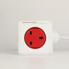 Allocacoc PowerCube solar powered power strip, power strip with individual switches