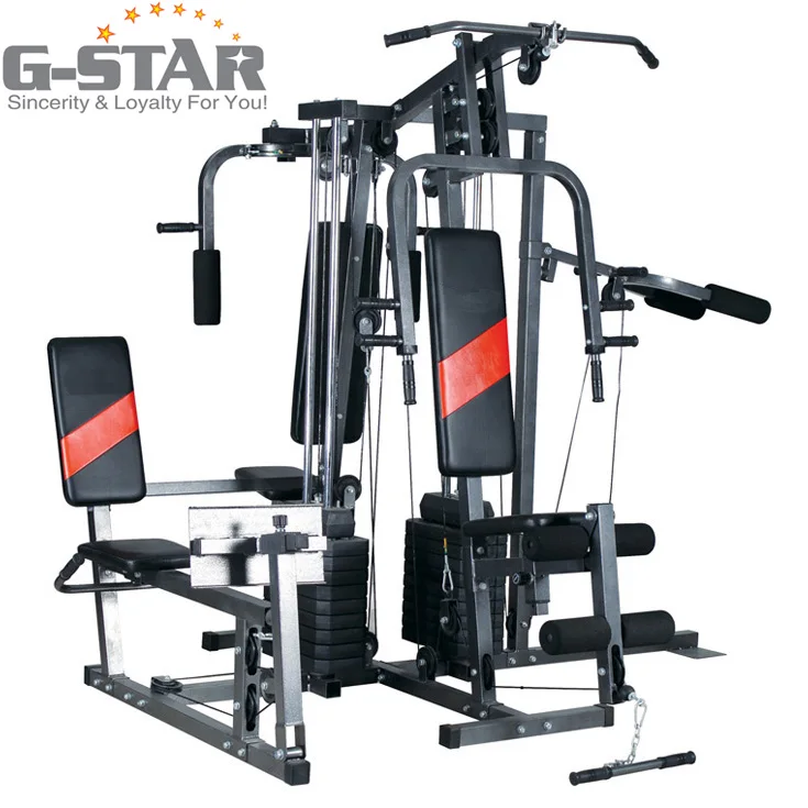 
GS-3005B Commercial 5 in 1 station home gym equipment 8 station multi gym 