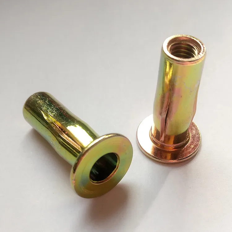 M8 Large Flange Rivnut Nutserts Slotted Bulb Split Rivet Nut Buy High