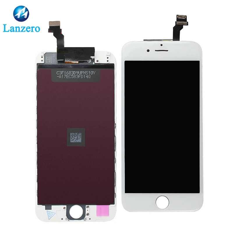 

Original Mobile Phone Parts LCD For iPhone 6 LCD Display Touch Screen Digitizer Free Tools White Black Replacement, Black / white