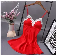 

Wholesale Floral Lace Silk Sleepwear 2 Pcs Woman Pajamas