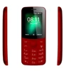 2.4 inch QVGA 3G feature phone SC7701 platform 64MB RAM 128MB ROM 1450mAh battery Banana design raw material without oil