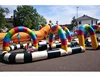12x6meter Inflatable swing car track children GoKart Inflatable Racing Track hire