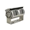 Double rear view HD sony ccd camera for heavy duty trucks, twin backup cameras with 12-24V