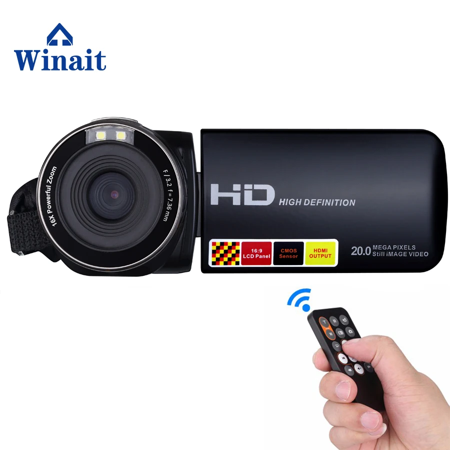 

32GB 10s/20s Self-Timer Digital Video Camera Max 24MP 3.0'' Inch FHD 1080P Video Camera 16X Digital Zoom 270D Rotation