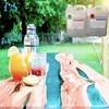 High temp epoxy hardener ab clear crystal glue epoxy filling the table gap glue with color pigments