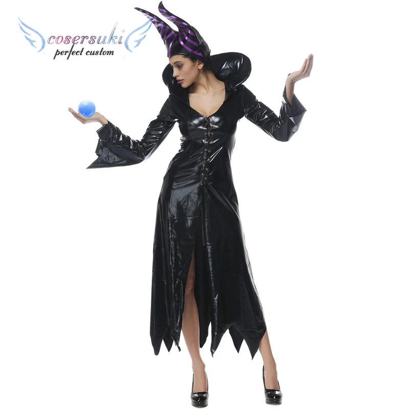 

Halloween European and American movies cosplay costume movie theme party witch costume queen costume