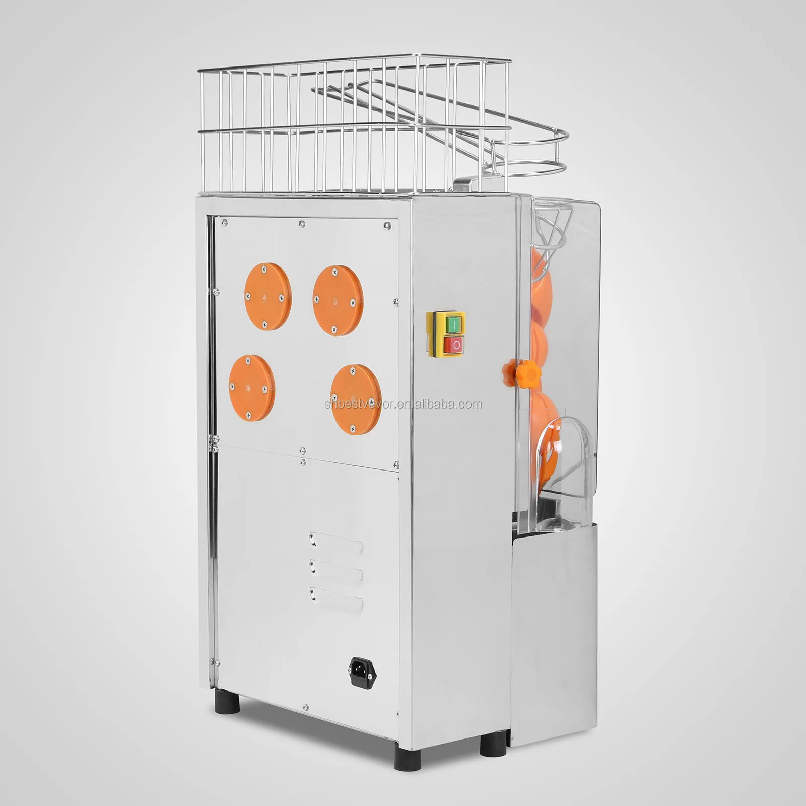 Electric Commercial Auto Feed Orange Juice Squeezer Machine