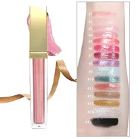 

custom wholesale lipgloss vendors glitter shiny lipgloss your own logo lip gloss private label