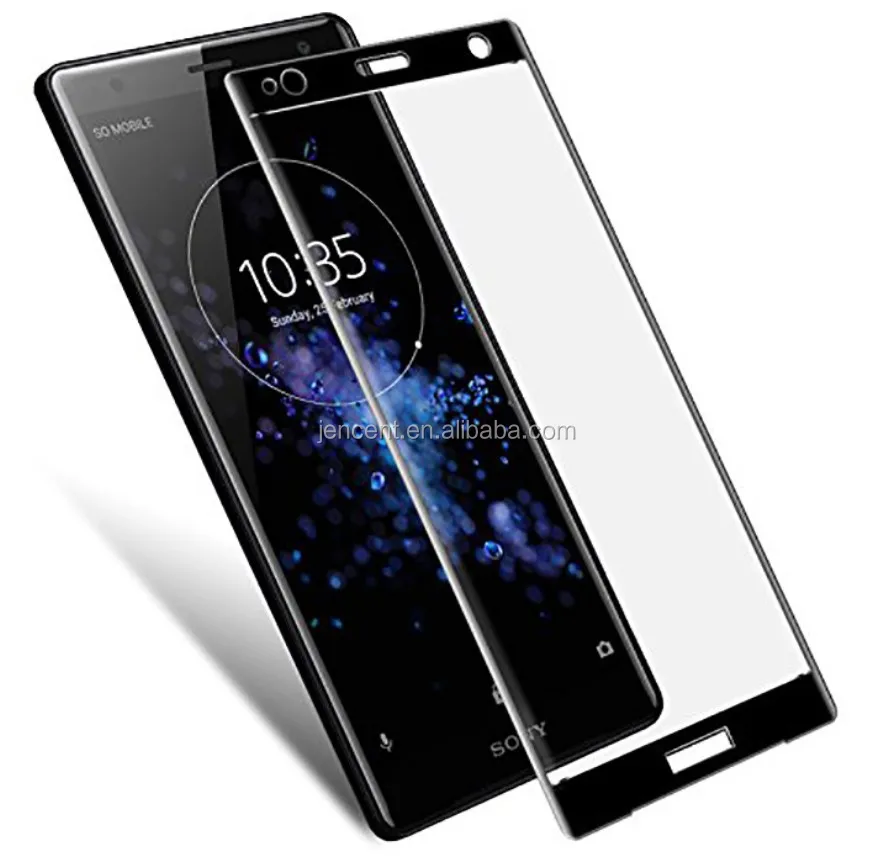 

2.5D full cover tempered glass for SONY Xperia XZ2 Full Cover tempered glass screen protector