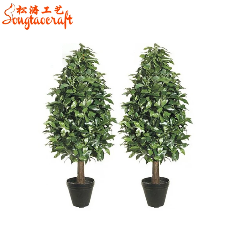 Outdoor Artificial Fake Plastic Green Gr Trees Evergreen Plants Green Gr Trees Evergreen Plants