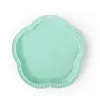 Eco-Friendly dinner plates no brand with flower shape