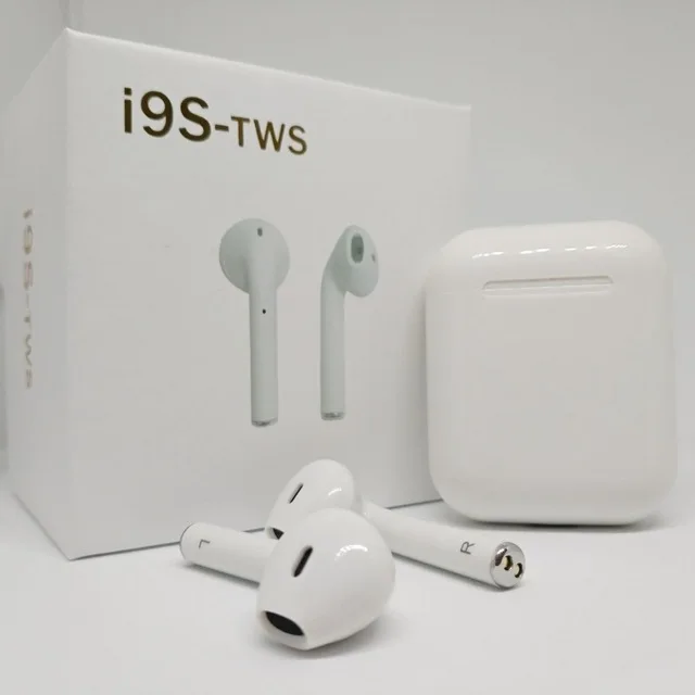 Twin i9S TWS Stereo Earbuds Wireless Earphones With Charging Case  in ear sport  headset for  iphone for samsung smart mobile