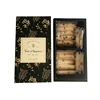 Qingdao Yilucai Gold Foil White Black Pastel Sweet Cookie Pie Packaging Box Biscuit Cracker Box
