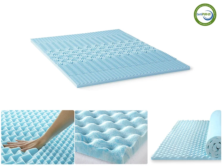 Certipurus 5 Zoned Mattress Topper Gel Memory Foam Buy Mattress