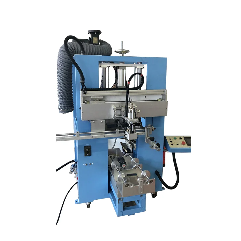 LC Brand CO2 Fire Extinguisher Serigraphy Printing Machine with UV Curing Machine and PLC Control System