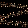 2m/6.6ft DC adpator Powered Firecrackers LED String Lights with Remote Controller Starry Mini Copper Wire String Lights