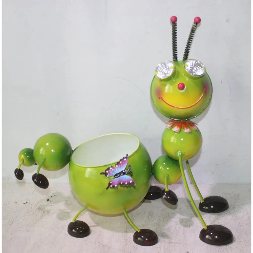

iron flower pot stand honey bee decorations mini bee speaker decorative artificial bee, Multi