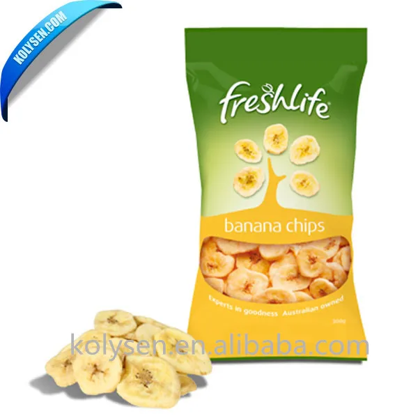 Custom food grade plastic food packaging bag for potato chips