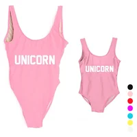 

Custom Printing Parent-child Bikini Swimwear Beachwear One Piece Swimsuit for Mother&Daughter matching