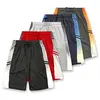 Mens Active Athletic Sublimated Shorts Quick Dry Training Short Pants Elastic Waist Shorts